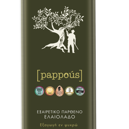 Eξαιρετικό παρθένο ελαιόλαδο [pappous] 5 lt (νεα εσοδεια 2025-2026)